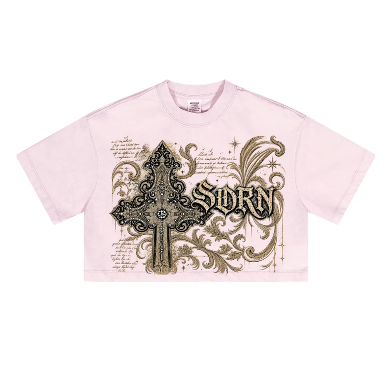 SORN Gilded Cross Crop Tee