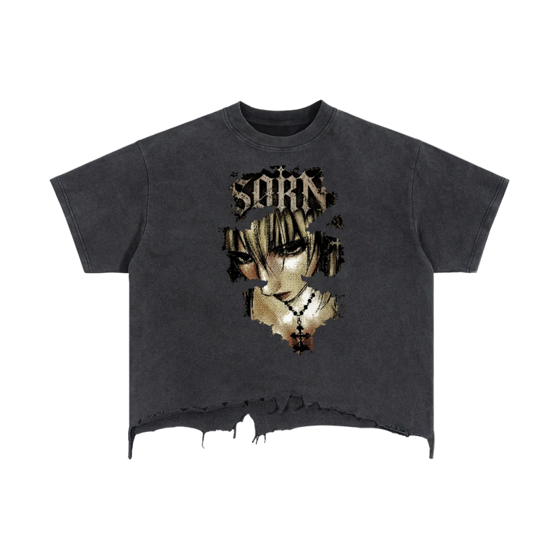 SORN Black Rosary Tee