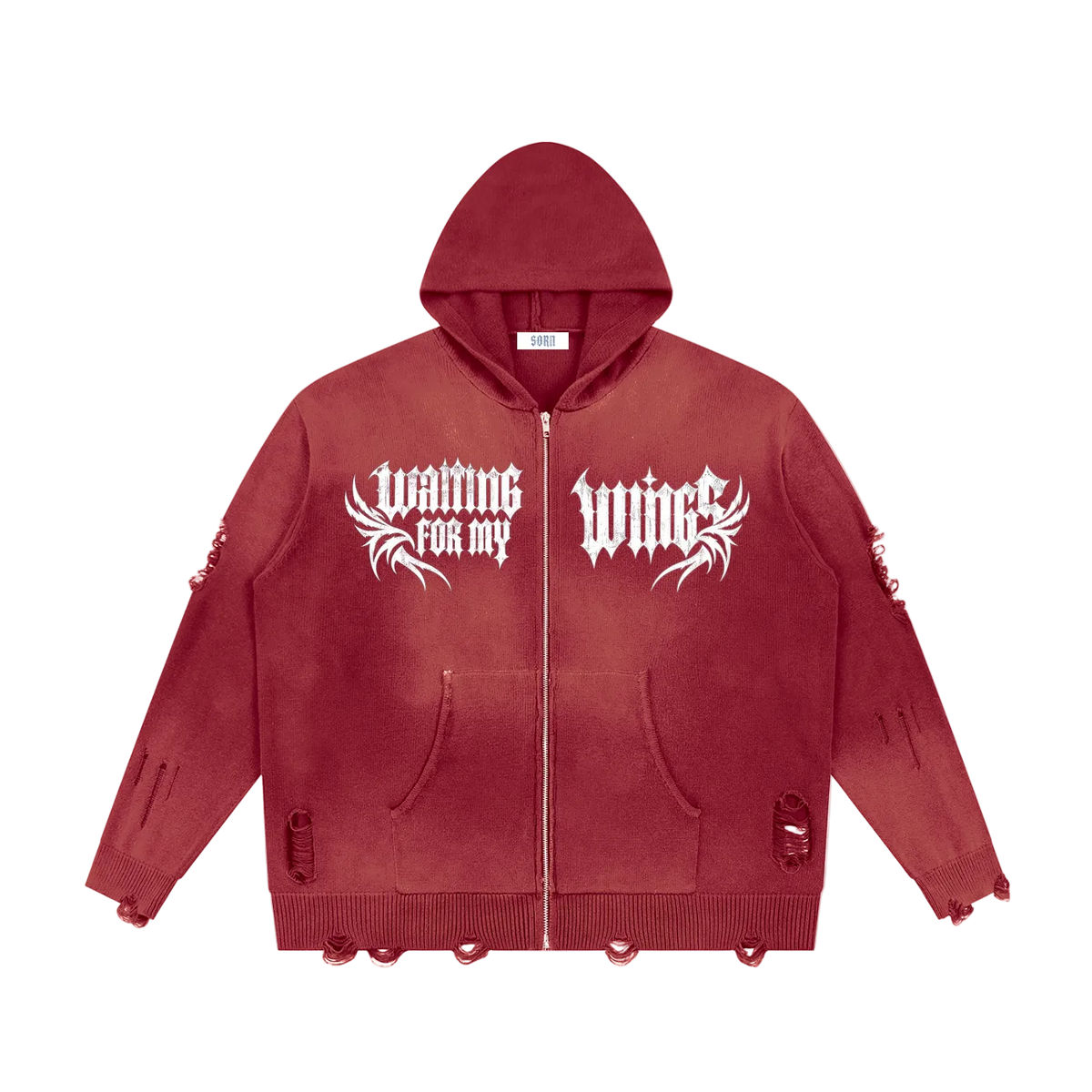SORN Waiting for My Wings Zip Hoodie 2