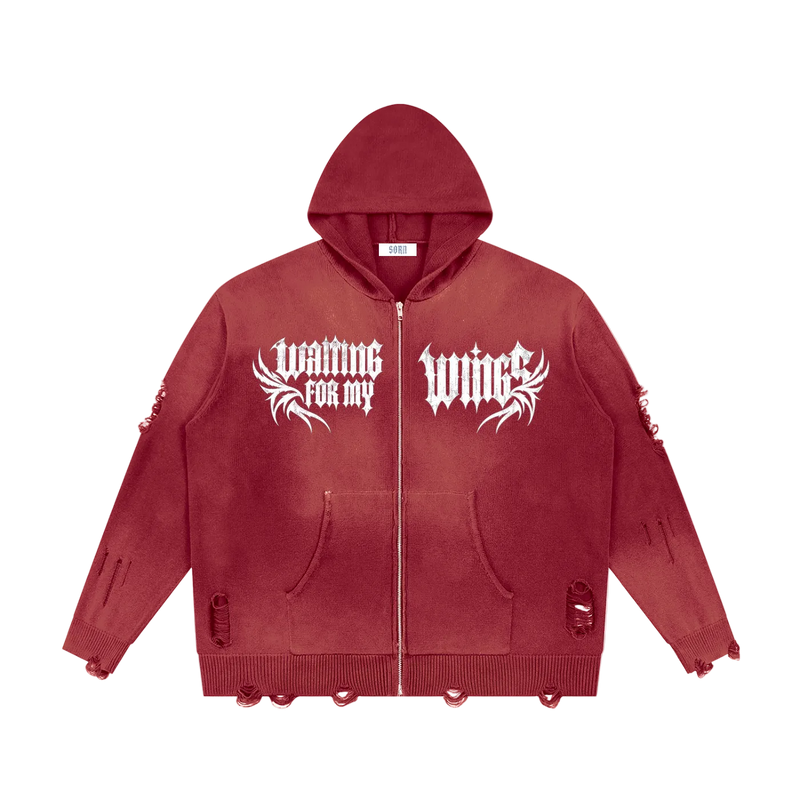 SORN Waiting for My Wings Zip Hoodie 2
